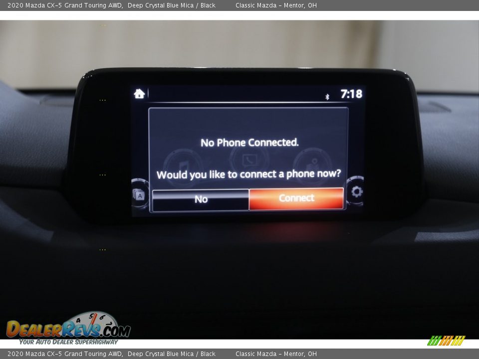 2020 Mazda CX-5 Grand Touring AWD Deep Crystal Blue Mica / Black Photo #11