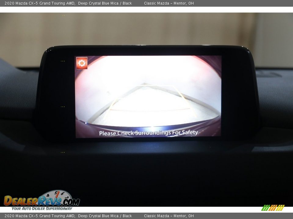 2020 Mazda CX-5 Grand Touring AWD Deep Crystal Blue Mica / Black Photo #14