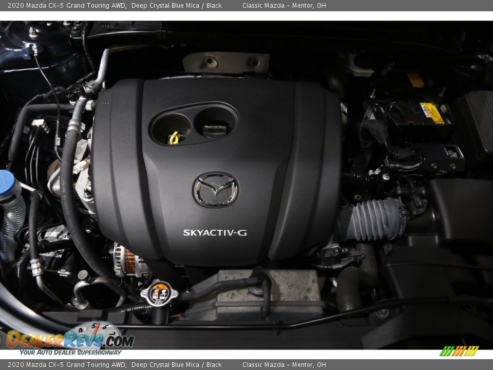 2020 Mazda CX-5 Grand Touring AWD Deep Crystal Blue Mica / Black Photo #20