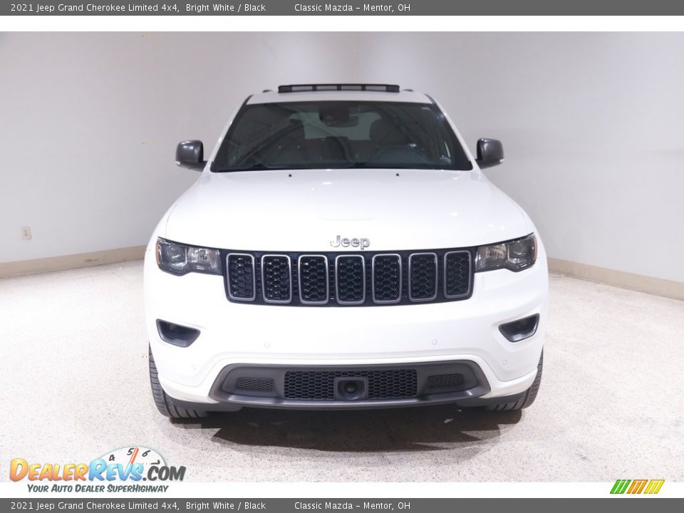 2021 Jeep Grand Cherokee Limited 4x4 Bright White / Black Photo #2