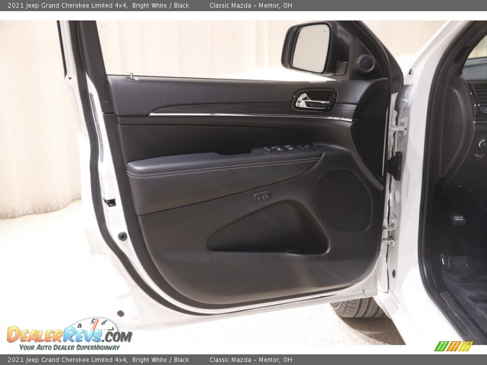 2021 Jeep Grand Cherokee Limited 4x4 Bright White / Black Photo #4