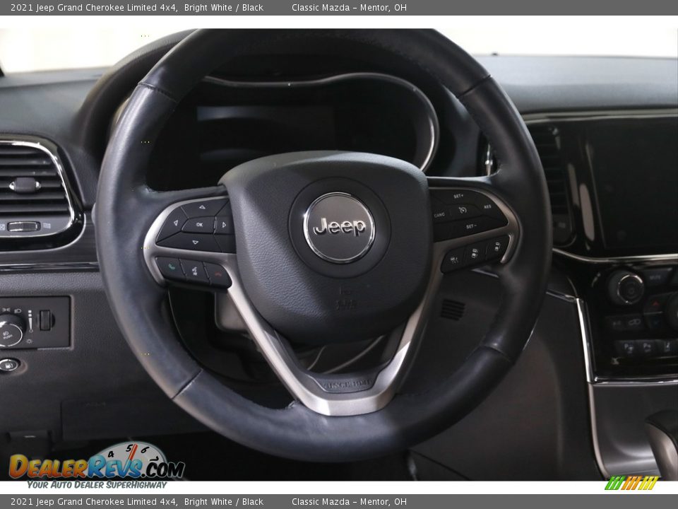 2021 Jeep Grand Cherokee Limited 4x4 Bright White / Black Photo #7