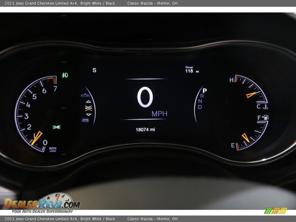 2021 Jeep Grand Cherokee Limited 4x4 Bright White / Black Photo #8