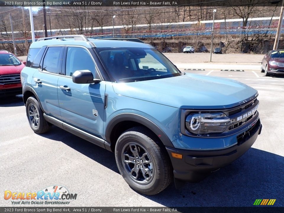 2023 Ford Bronco Sport Big Bend 4x4 Area 51 / Ebony Photo #2