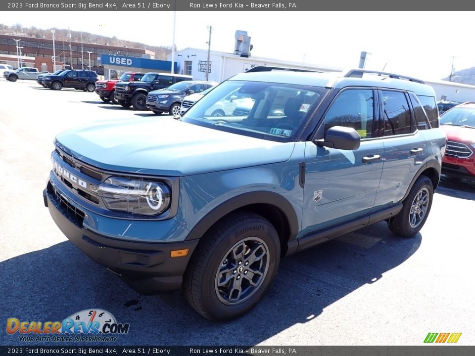 2023 Ford Bronco Sport Big Bend 4x4 Area 51 / Ebony Photo #4