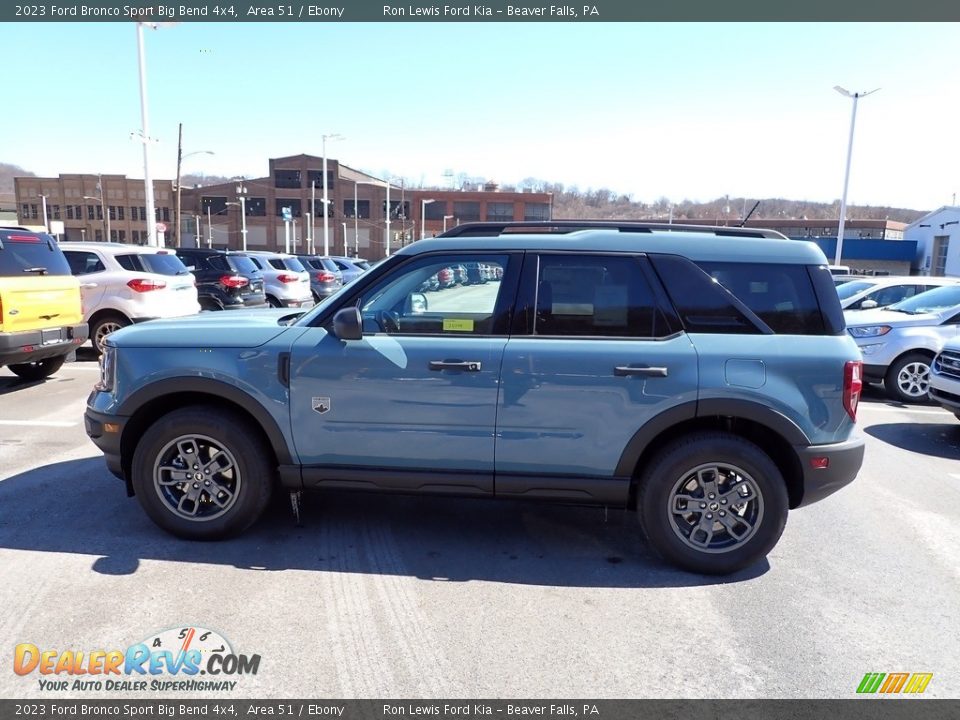 2023 Ford Bronco Sport Big Bend 4x4 Area 51 / Ebony Photo #5