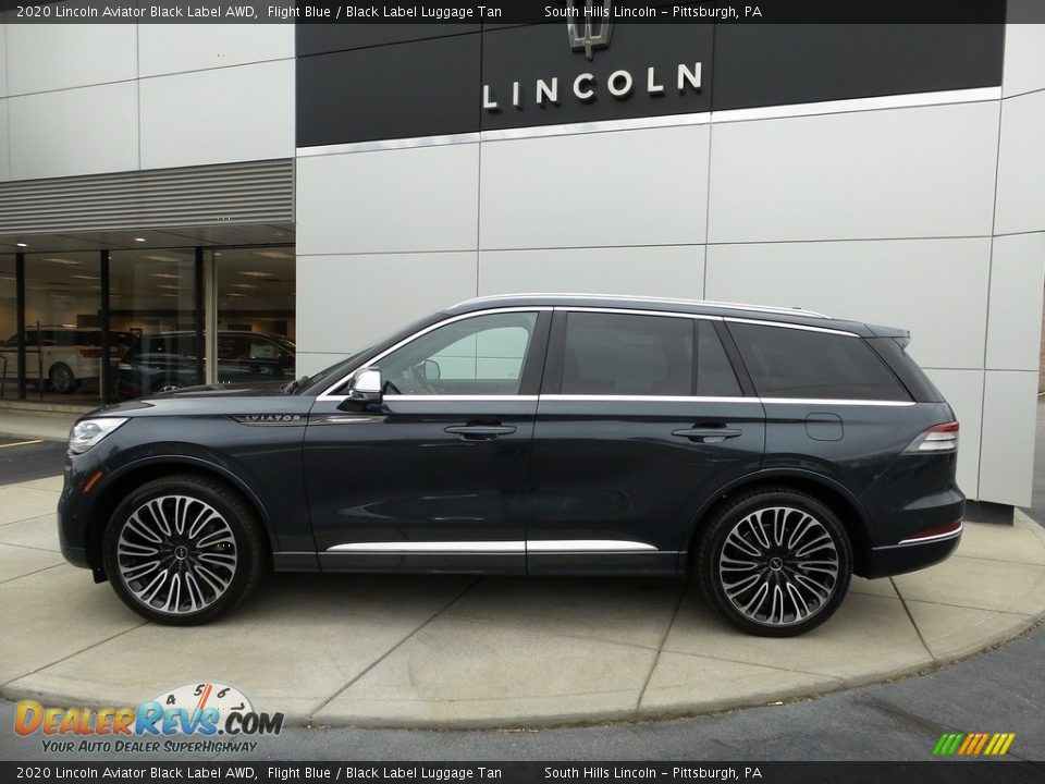 Flight Blue 2020 Lincoln Aviator Black Label AWD Photo #2