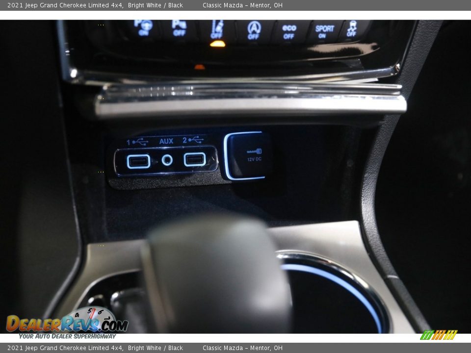 2021 Jeep Grand Cherokee Limited 4x4 Bright White / Black Photo #17