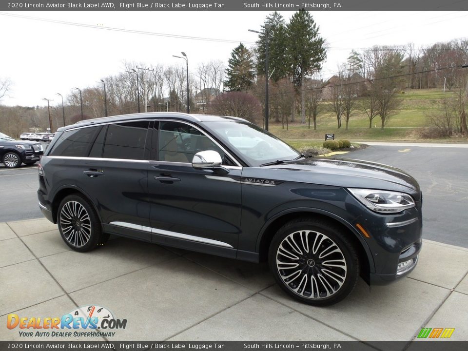 Flight Blue 2020 Lincoln Aviator Black Label AWD Photo #7