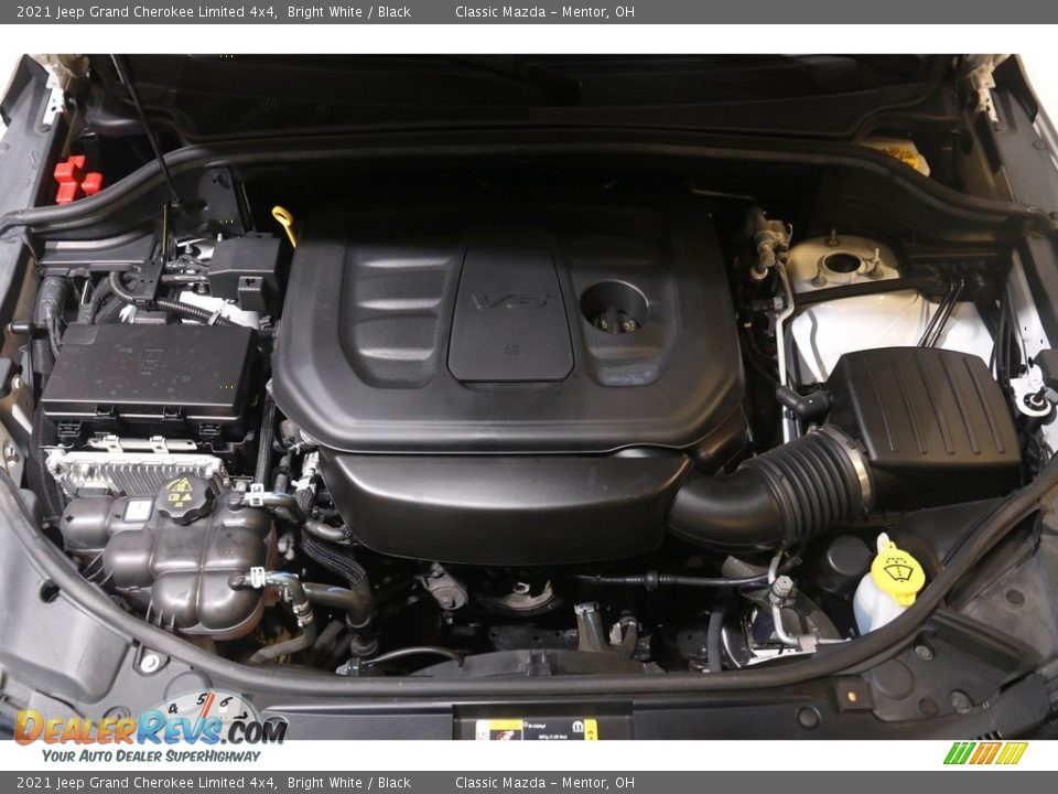 2021 Jeep Grand Cherokee Limited 4x4 Bright White / Black Photo #22