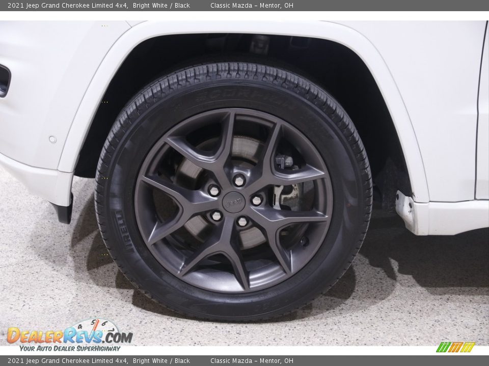 2021 Jeep Grand Cherokee Limited 4x4 Bright White / Black Photo #23