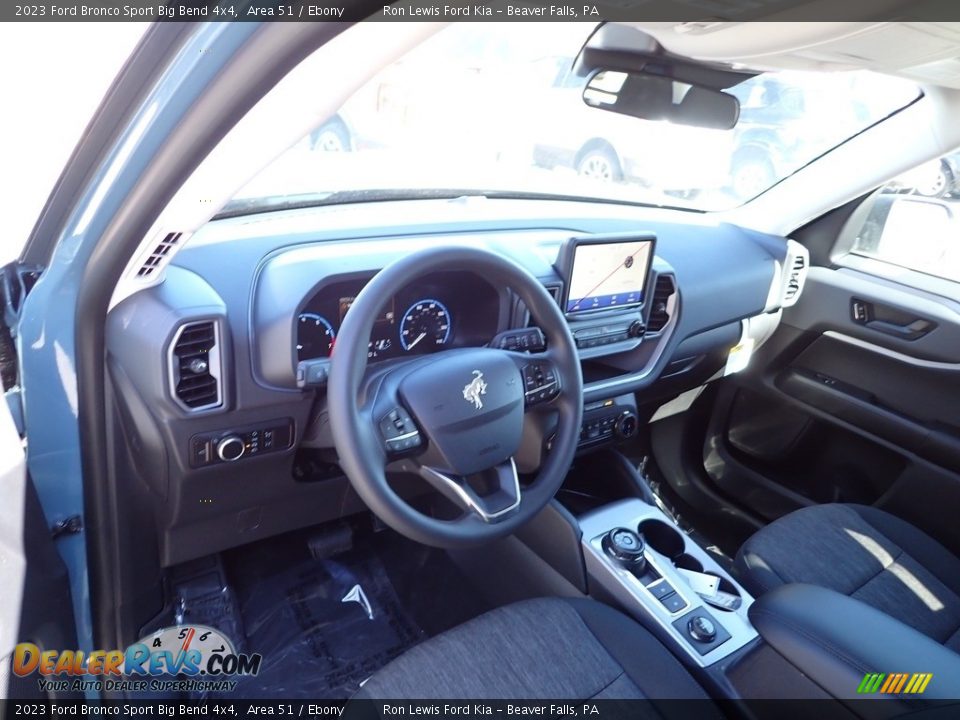 2023 Ford Bronco Sport Big Bend 4x4 Area 51 / Ebony Photo #13
