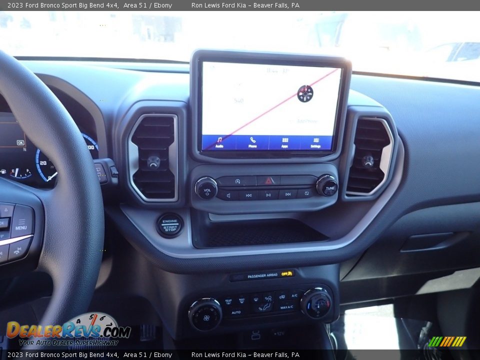 2023 Ford Bronco Sport Big Bend 4x4 Area 51 / Ebony Photo #15