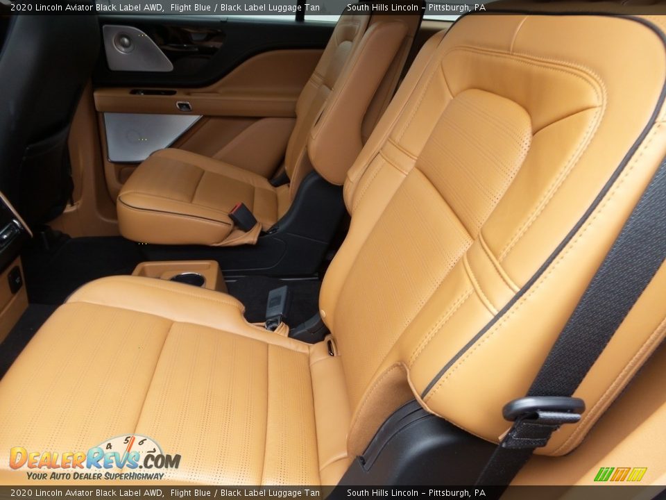 Rear Seat of 2020 Lincoln Aviator Black Label AWD Photo #15