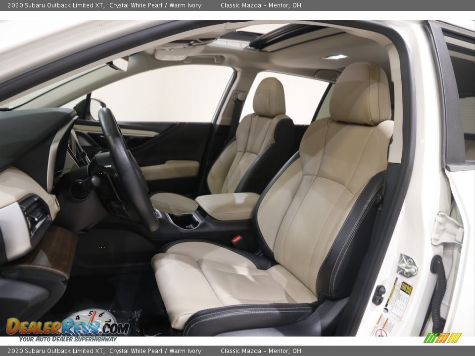 2020 Subaru Outback Limited XT Crystal White Pearl / Warm Ivory Photo #5