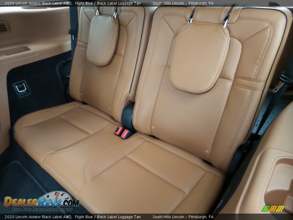 Rear Seat of 2020 Lincoln Aviator Black Label AWD Photo #16