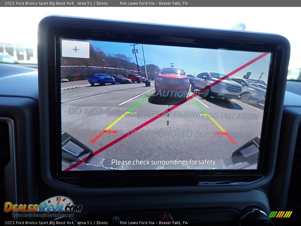 2023 Ford Bronco Sport Big Bend 4x4 Area 51 / Ebony Photo #17