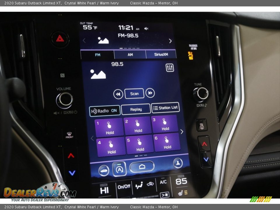 2020 Subaru Outback Limited XT Crystal White Pearl / Warm Ivory Photo #11