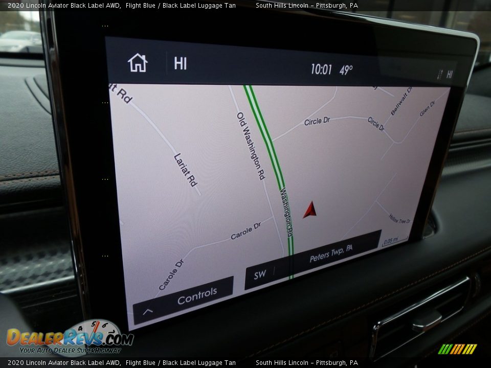 Navigation of 2020 Lincoln Aviator Black Label AWD Photo #21