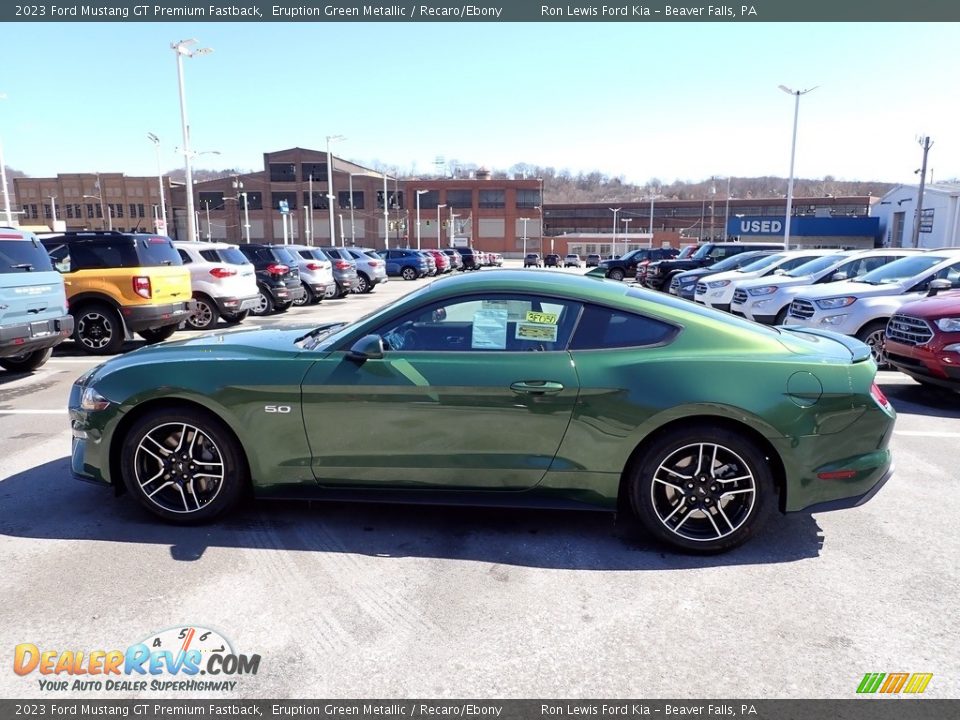 Eruption Green Metallic 2023 Ford Mustang GT Premium Fastback Photo #5