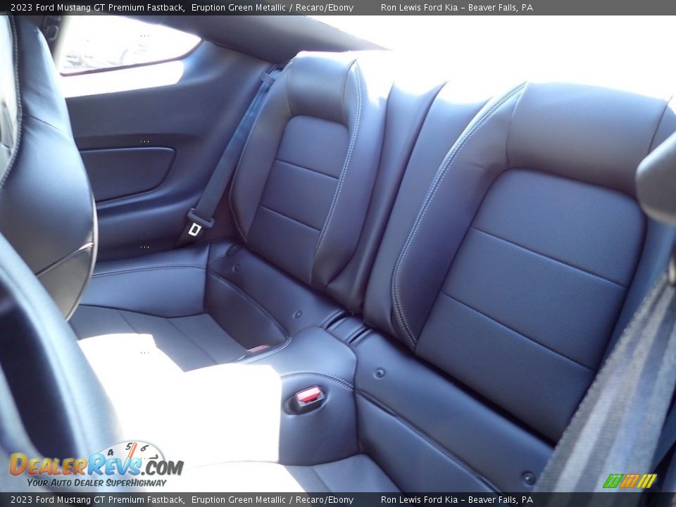 Rear Seat of 2023 Ford Mustang GT Premium Fastback Photo #12
