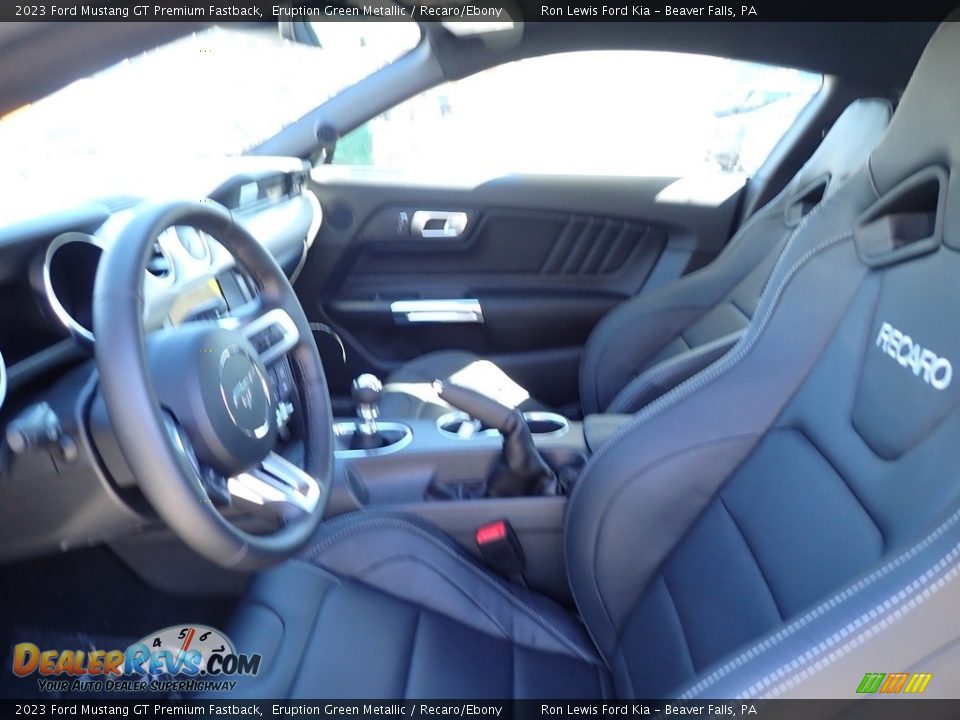 Front Seat of 2023 Ford Mustang GT Premium Fastback Photo #13