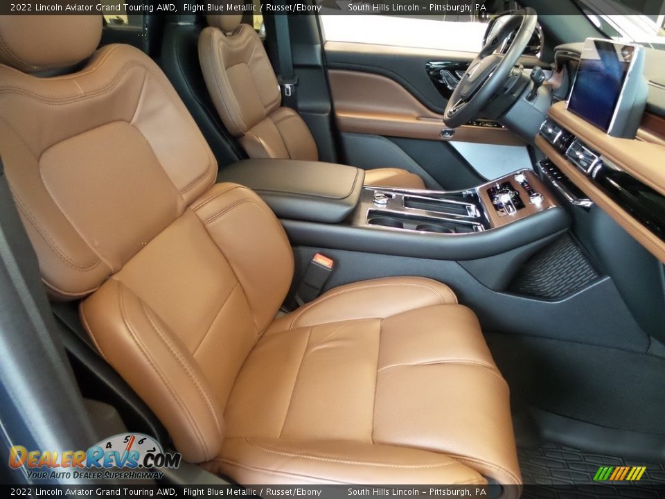 Russet/Ebony Interior - 2022 Lincoln Aviator Grand Touring AWD Photo #10