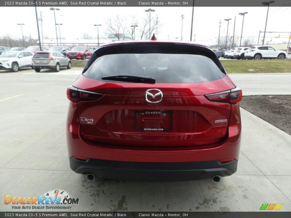 2023 Mazda CX-5 S Premium AWD Soul Red Crystal Metallic / Black Photo #5