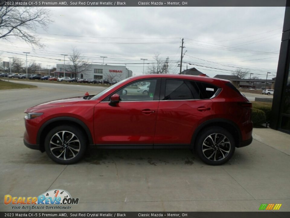 2023 Mazda CX-5 S Premium AWD Soul Red Crystal Metallic / Black Photo #6
