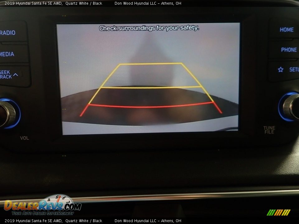 2019 Hyundai Santa Fe SE AWD Quartz White / Black Photo #2