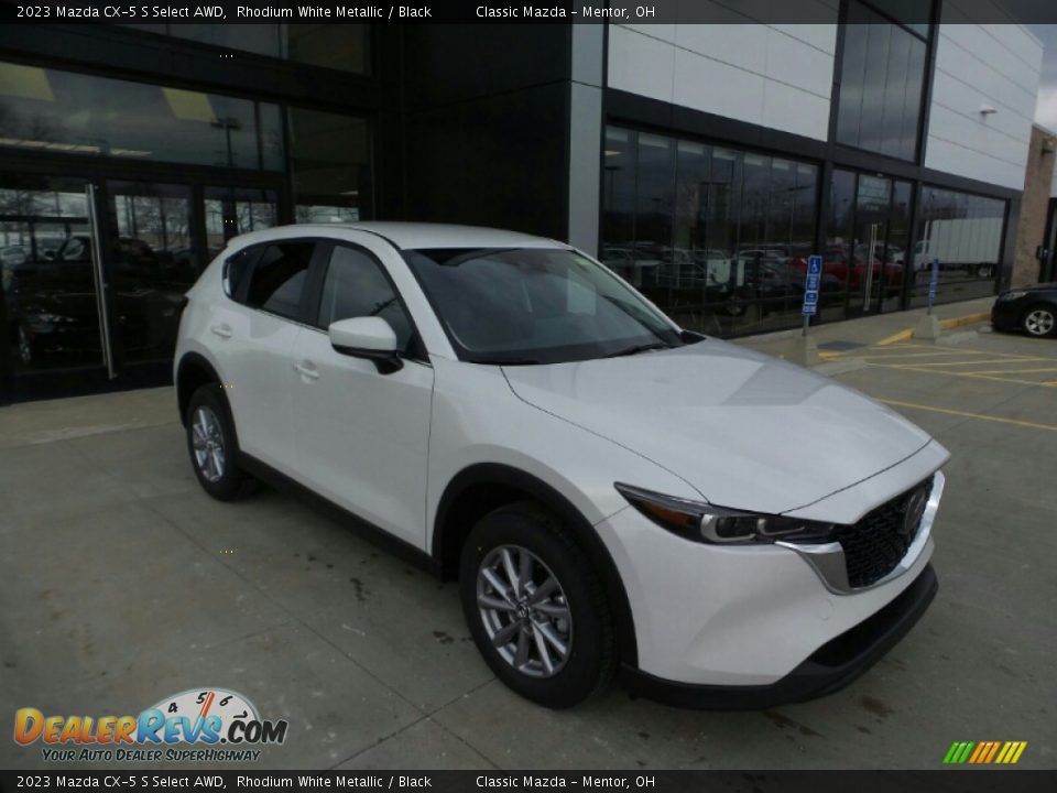 2023 Mazda CX-5 S Select AWD Rhodium White Metallic / Black Photo #1