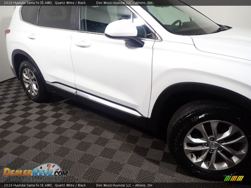 2019 Hyundai Santa Fe SE AWD Quartz White / Black Photo #4