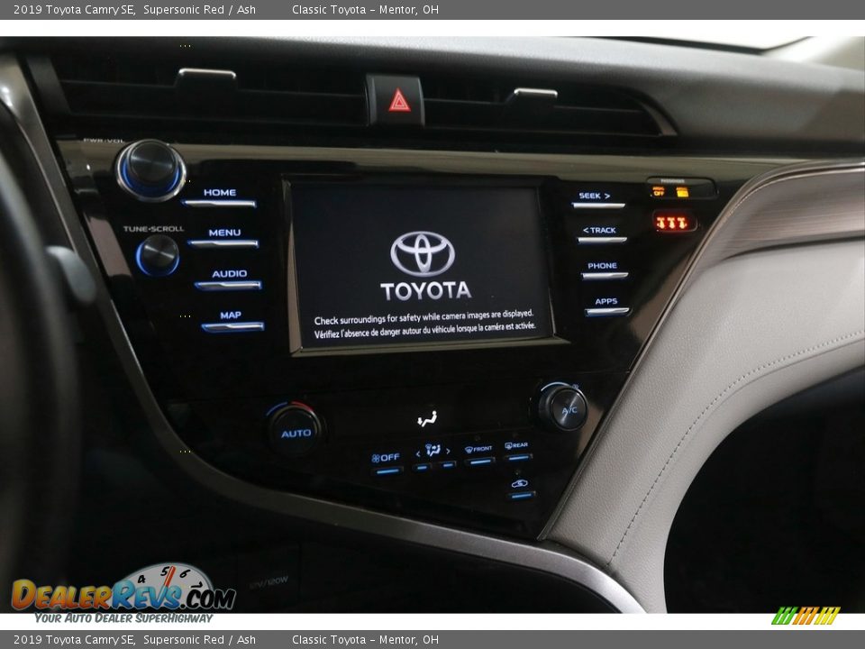 2019 Toyota Camry SE Supersonic Red / Ash Photo #9