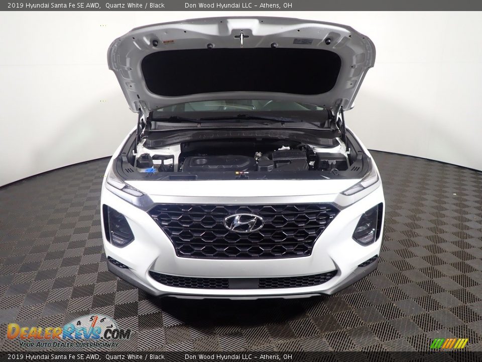 2019 Hyundai Santa Fe SE AWD Quartz White / Black Photo #6