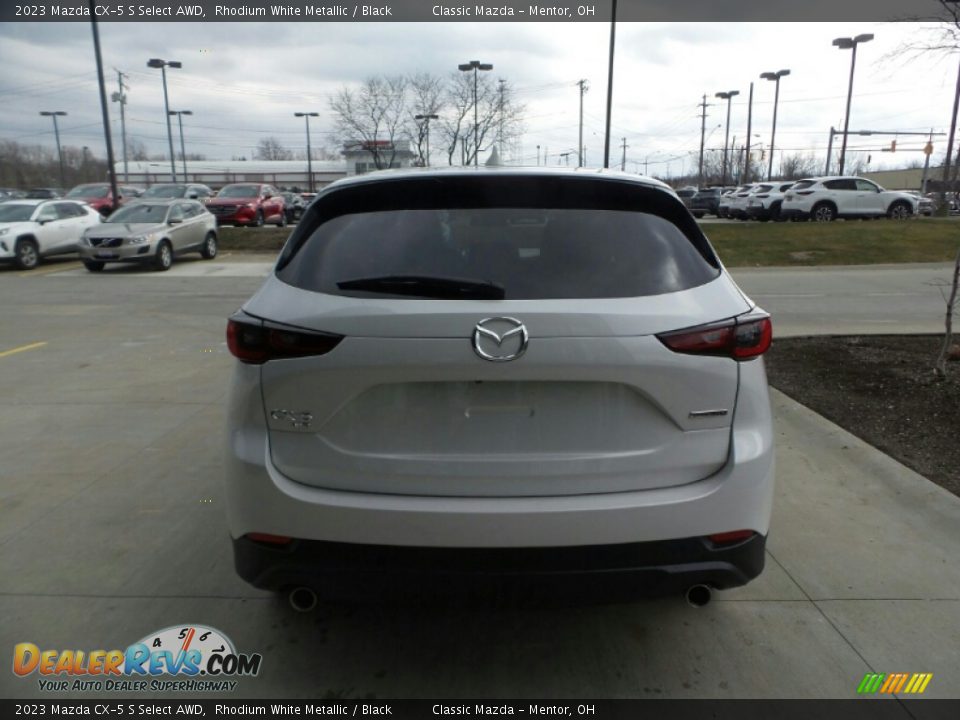 2023 Mazda CX-5 S Select AWD Rhodium White Metallic / Black Photo #5