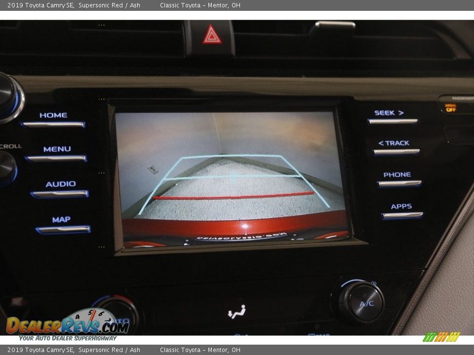 2019 Toyota Camry SE Supersonic Red / Ash Photo #11