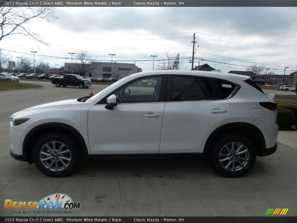 2023 Mazda CX-5 S Select AWD Rhodium White Metallic / Black Photo #6