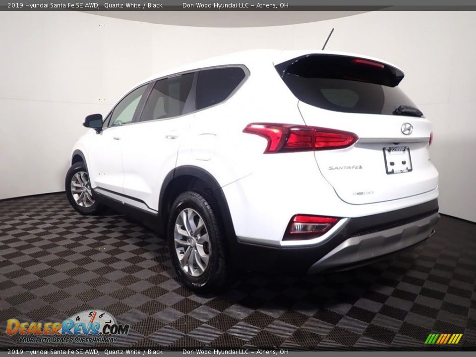 2019 Hyundai Santa Fe SE AWD Quartz White / Black Photo #11