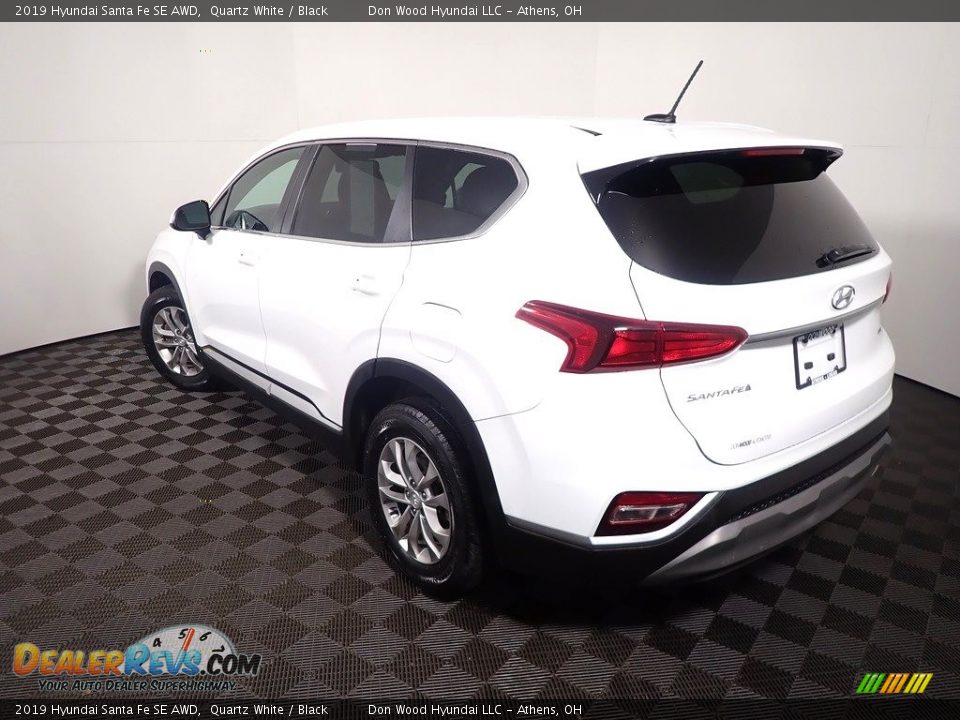 2019 Hyundai Santa Fe SE AWD Quartz White / Black Photo #12