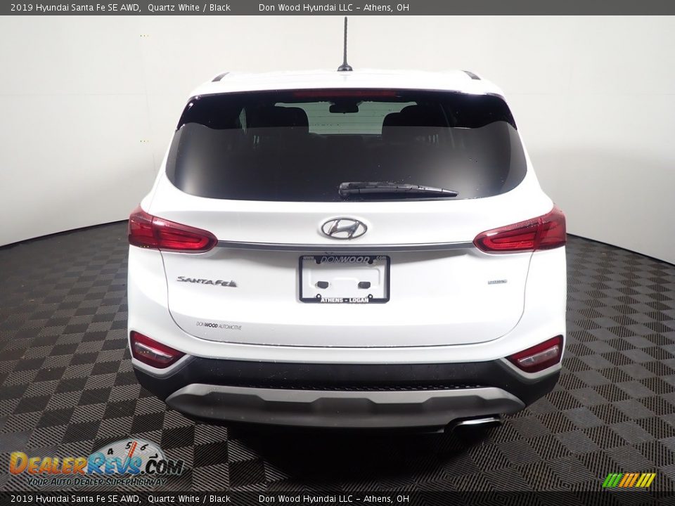 2019 Hyundai Santa Fe SE AWD Quartz White / Black Photo #13