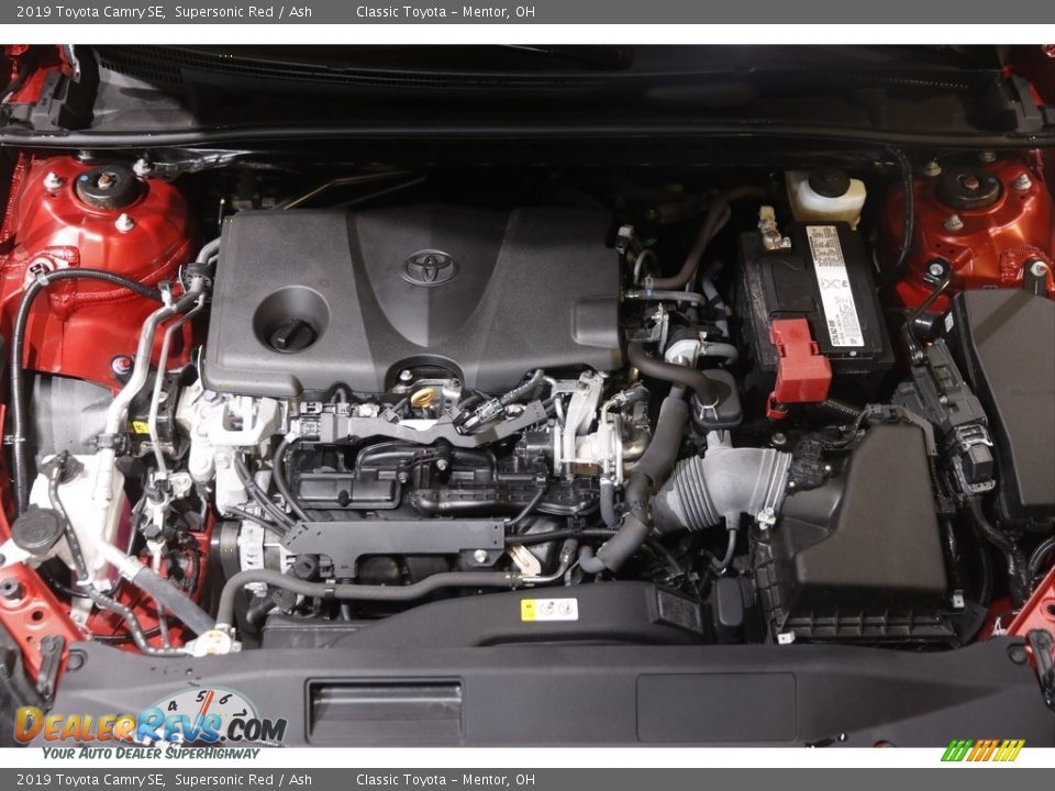 2019 Toyota Camry SE Supersonic Red / Ash Photo #18