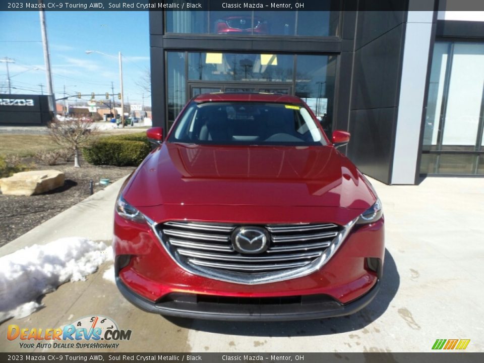 2023 Mazda CX-9 Touring AWD Soul Red Crystal Metallic / Black Photo #2