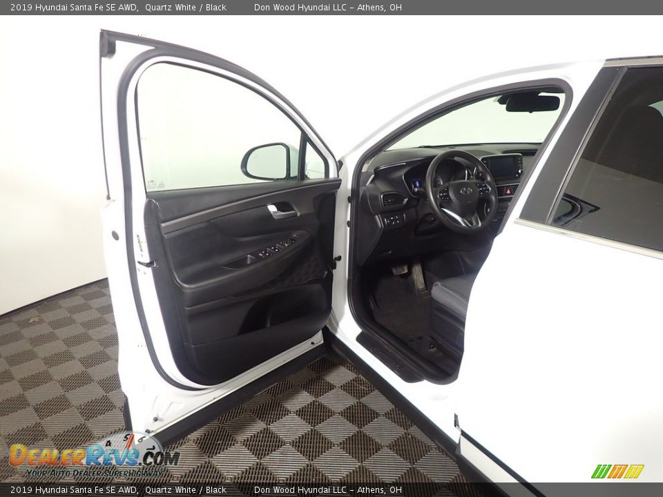 2019 Hyundai Santa Fe SE AWD Quartz White / Black Photo #18