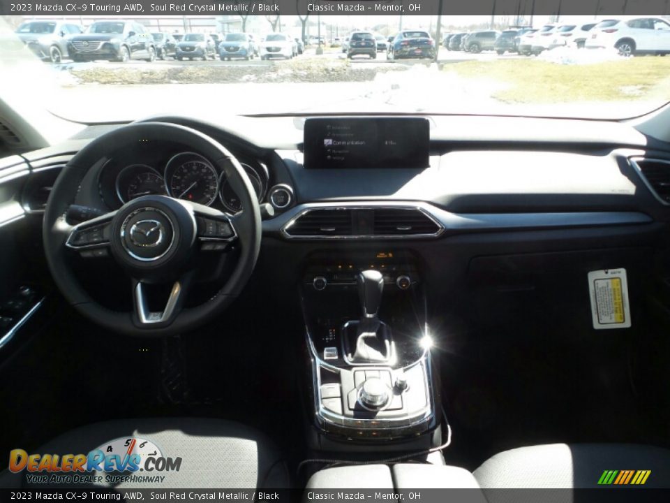 2023 Mazda CX-9 Touring AWD Soul Red Crystal Metallic / Black Photo #3