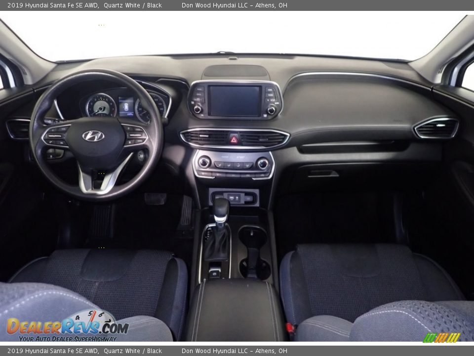 2019 Hyundai Santa Fe SE AWD Quartz White / Black Photo #22