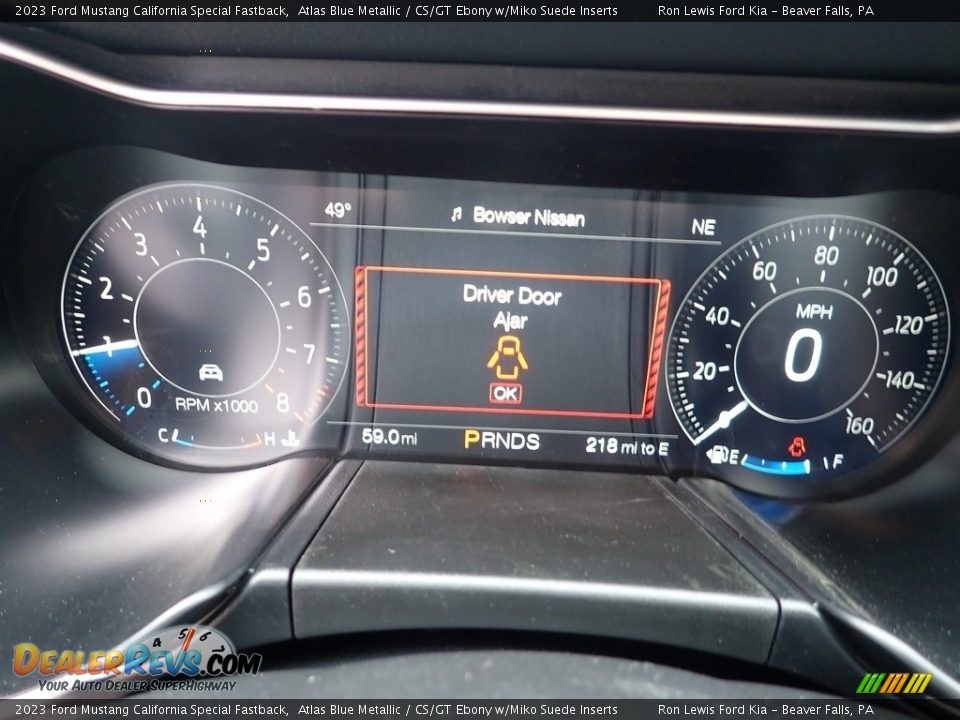2023 Ford Mustang California Special Fastback Gauges Photo #15