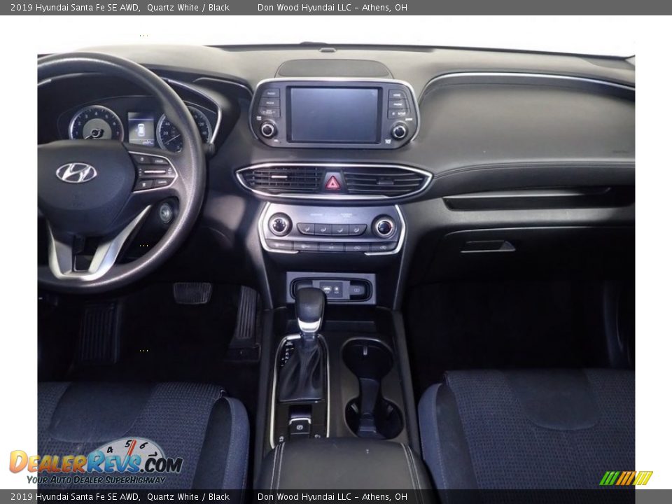 2019 Hyundai Santa Fe SE AWD Quartz White / Black Photo #23