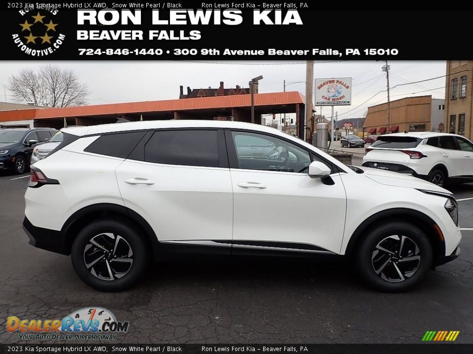 2023 Kia Sportage Hybrid LX AWD Snow White Pearl / Black Photo #1