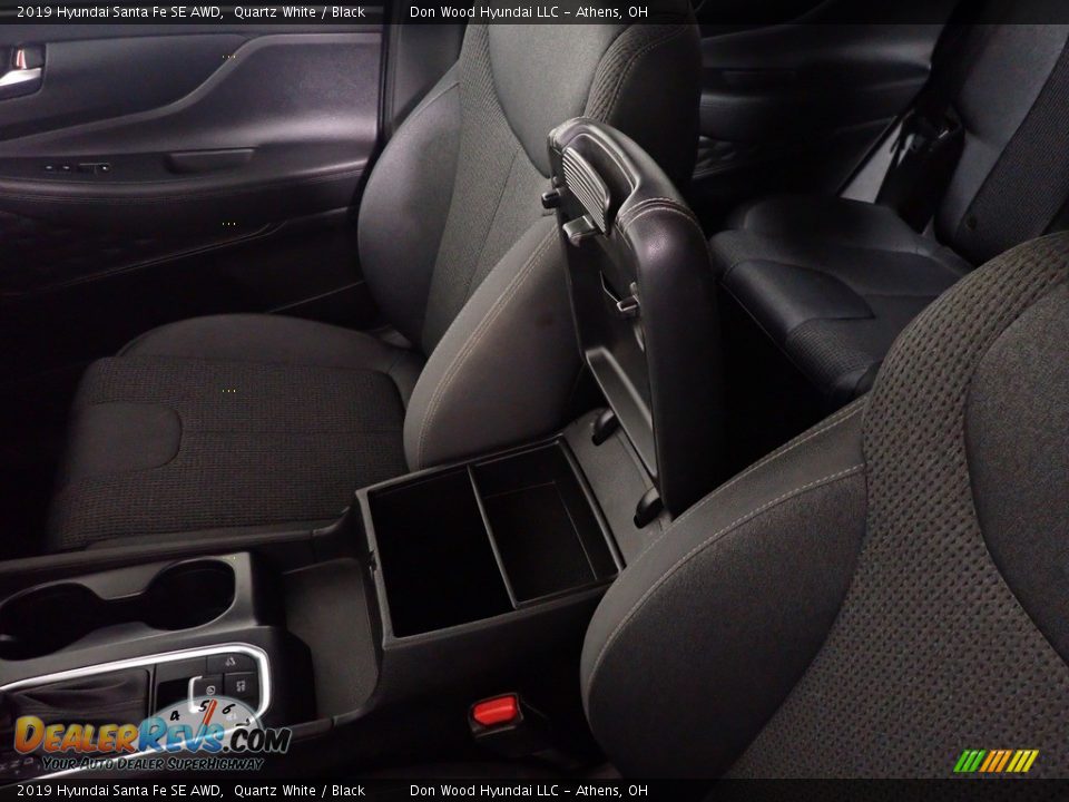 2019 Hyundai Santa Fe SE AWD Quartz White / Black Photo #31