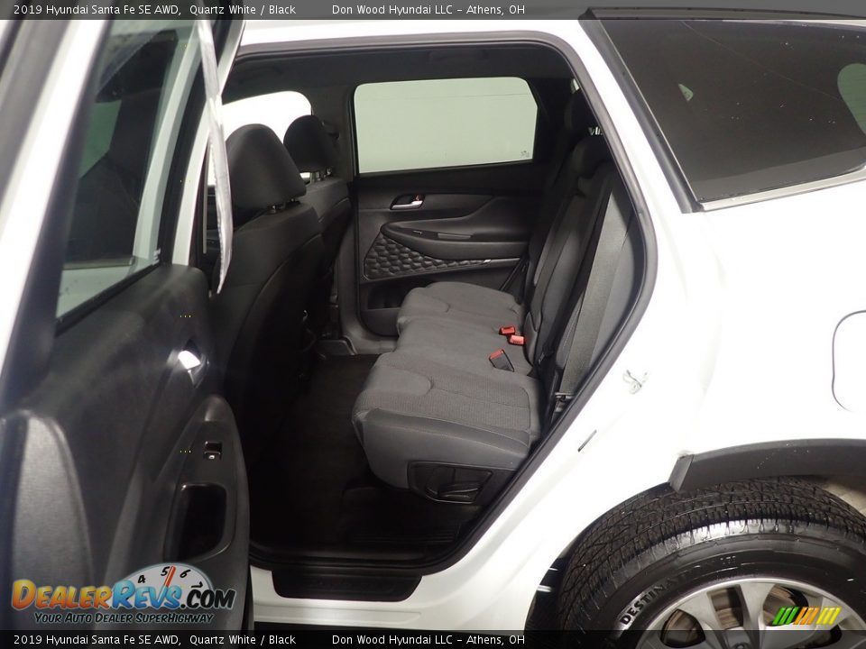 2019 Hyundai Santa Fe SE AWD Quartz White / Black Photo #33